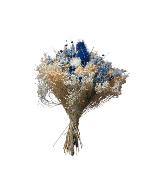 Trockenblumenstrauß "Blauer Himmel" - Wundora
