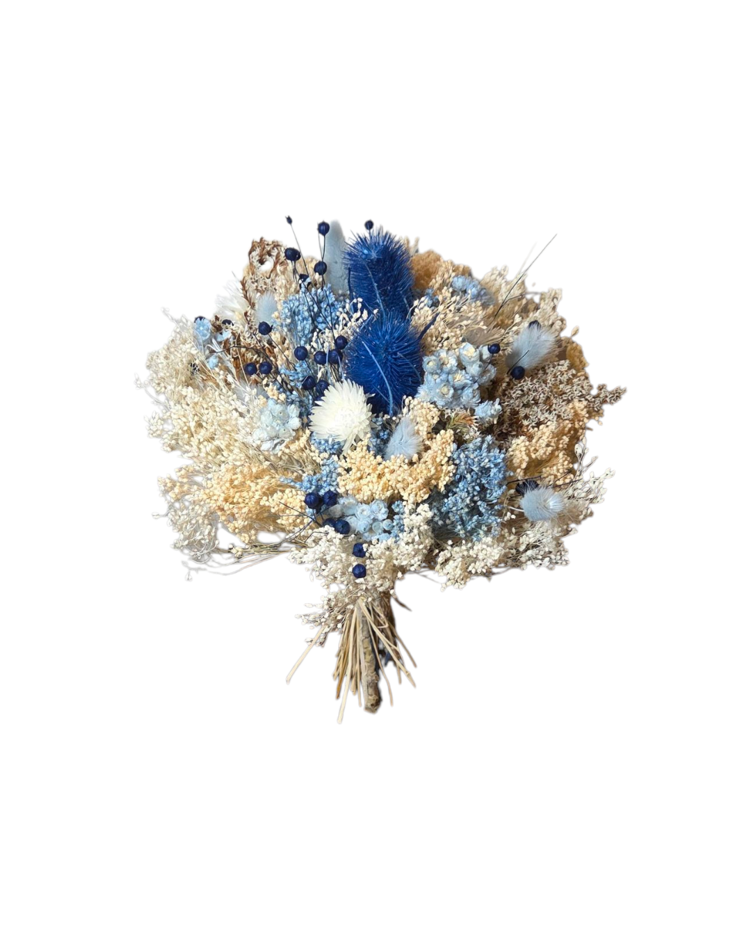 Trockenblumenstrauß "Blauer Himmel" - Wundora